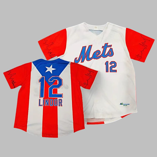 Mets Francisco Lindor Puerto Rico Jersey Giveaway 2025 - Grishko.com
