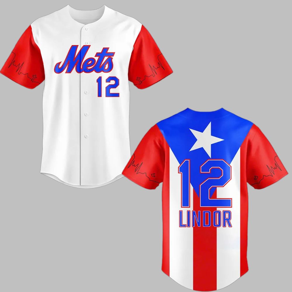 Mets Francisco Lindor Puerto Rico Jersey Giveaway 2025 - Grishko.com
