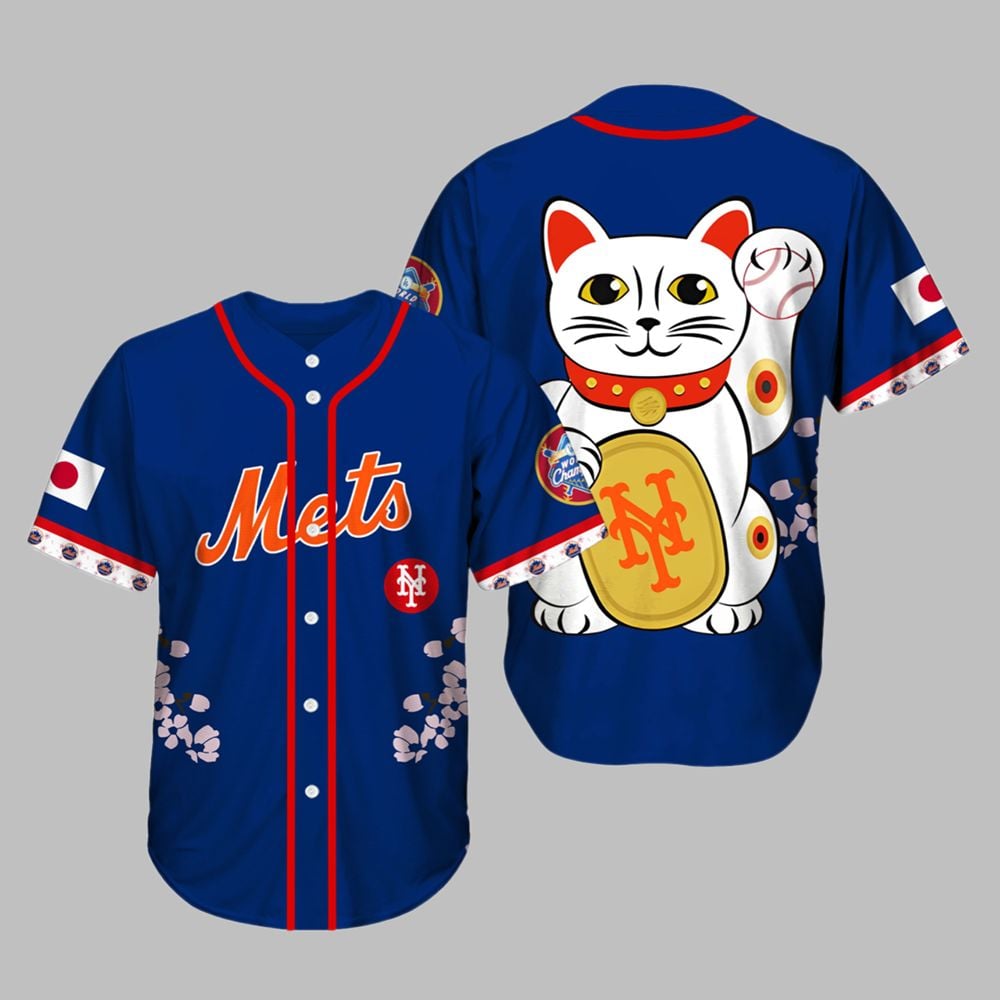 Mets Japanese Heritage Night 2025 Baseball Jersey - Grishko.com
