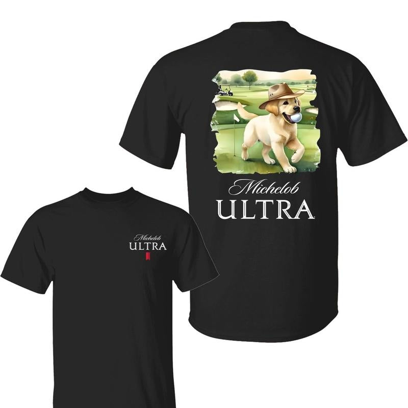 Michellob Ulltra  Golf Dog T-shirt, Golf Shirt, Outdoor Tee, Unisex Design, Men And Women, Classic Cotton, Unisex