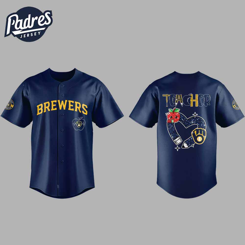 Milwaukee Brewers Teacher Night 2025 Baseball Jersey Outfit - Padres Jersey Oasis: Elevate Your Baseball Style Game