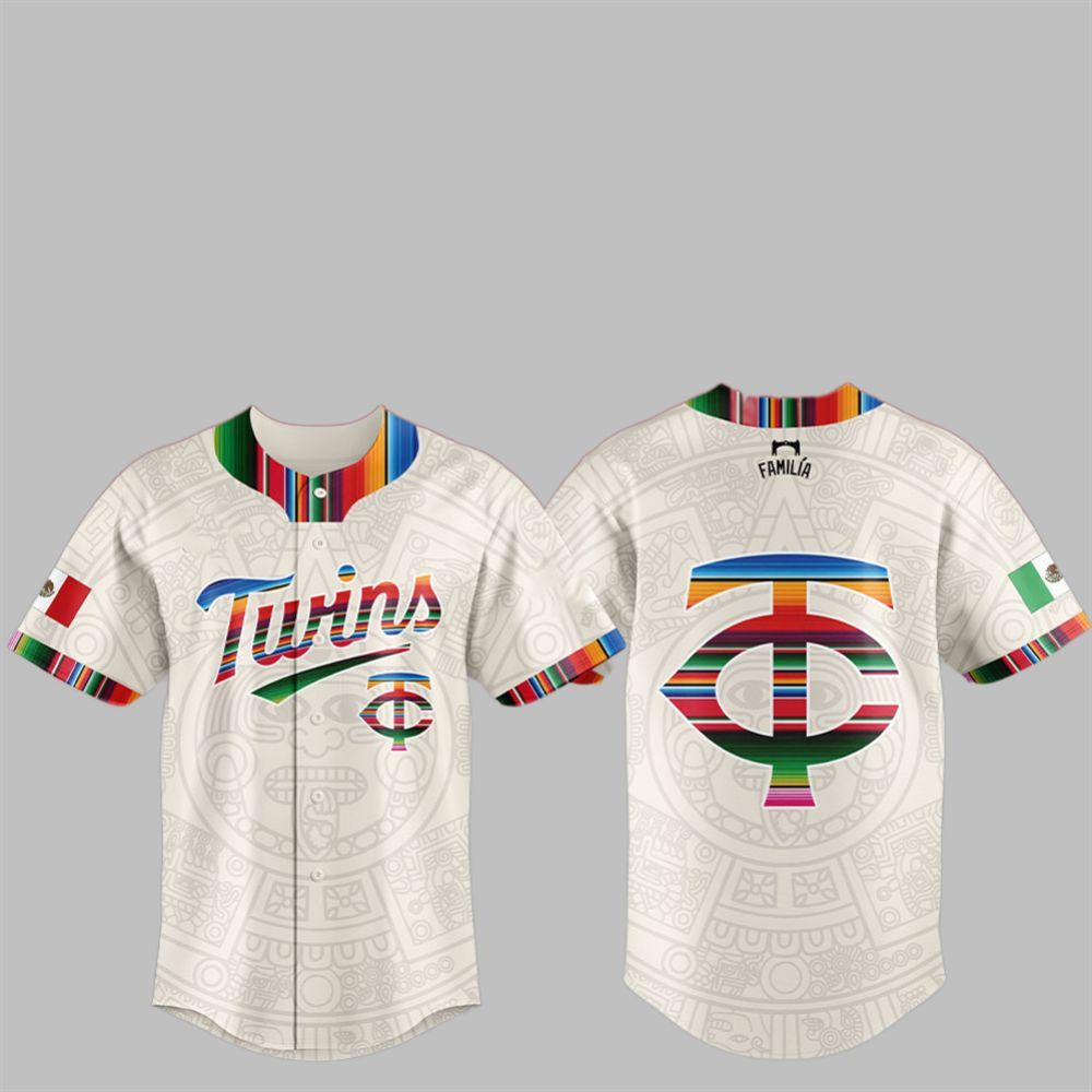 Minnesota Twins Mexican Heritage Night 2025 Jersey - Grishko.com