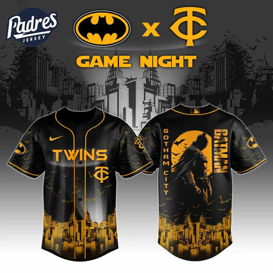 Minnesota Twins x DC Batman Game Baseball Jersey 2025 - Padres Jersey Oasis: Elevate Your Baseball Style Game