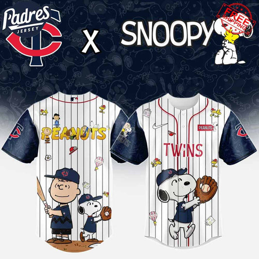 Minnesota Twins x Peanuts Night 2025 Limited Edition Baseball Jersey - Padres Jersey Oasis: Elevate Your Baseball Style Game