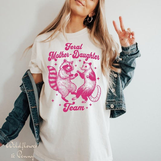 Mother Daughter Shirt, Mom and Daughter Gifts, Funny Mom Shirt, Gift for Daughter from Mom, Mother Daughter Trip Tee Cotton Crewneck