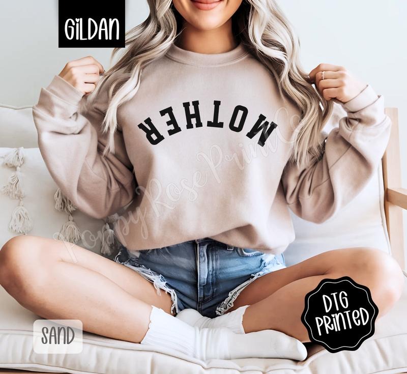 Mother Sweatshirt, Trendy Women's Crewneck