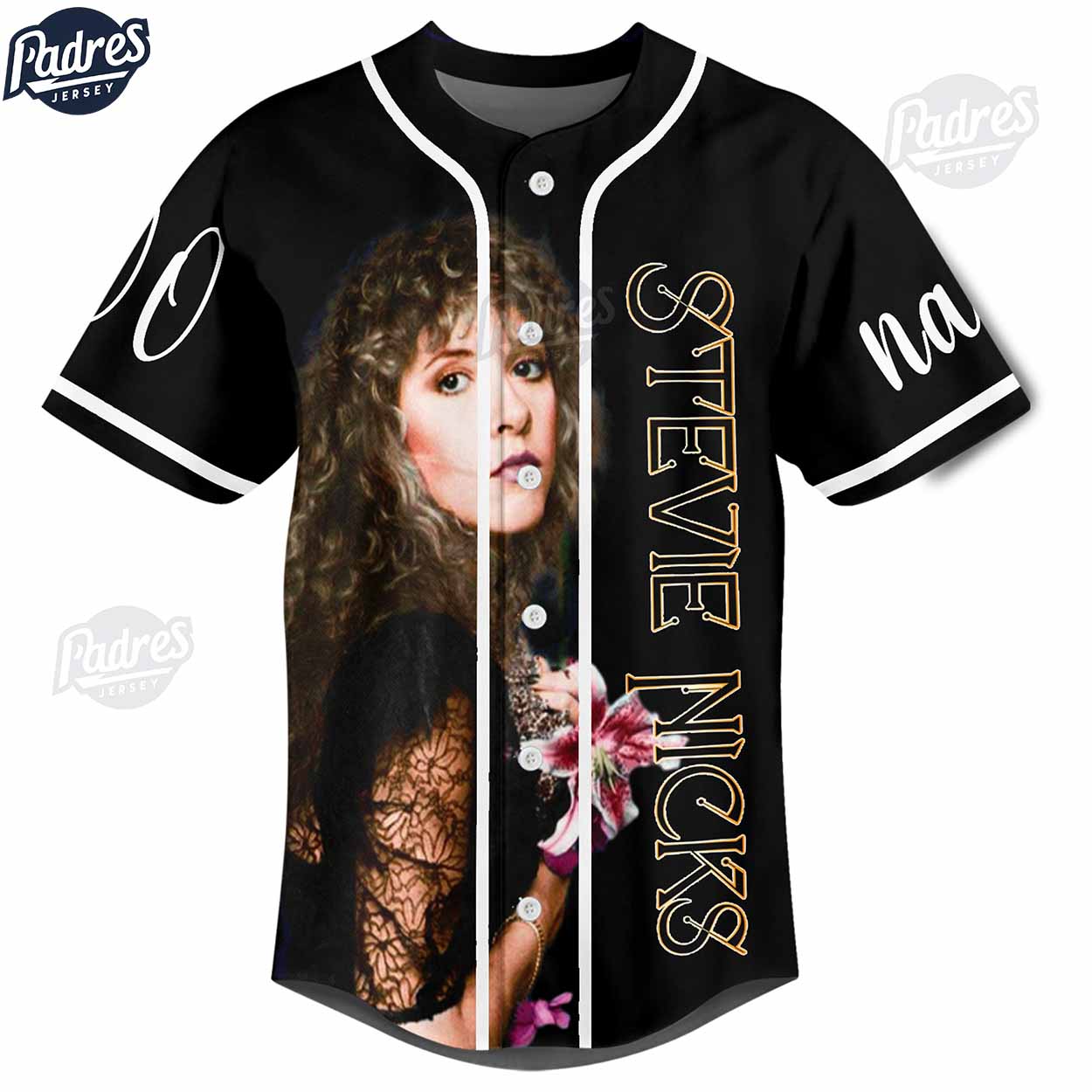 Music Stevie Nicks Tour 2024 Custom Baseball Jersey - Padres Jersey Oasis: Elevate Your Baseball Style Game