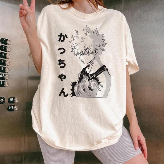 My Hero Academia Anime T-shirt, Bakugo Anime Graphic Tee, Gift For Friends Sweatshirt, Hoodie, Comfort Colors