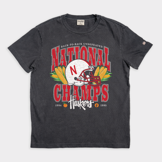 Nebraska 1994 and 1995 National Champs Vintage Heavyweight Tee