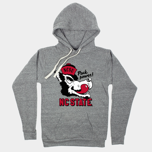Vintage NC State Slobbering Wolf Hoodie Style001