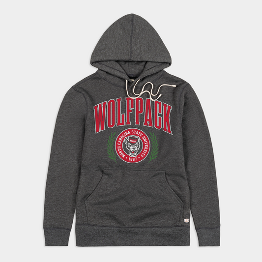 NC State Vintage-Inspired Collegiate Hoodie