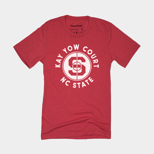 Vintage Kay Yow Court NC State Basketball Tee Style001