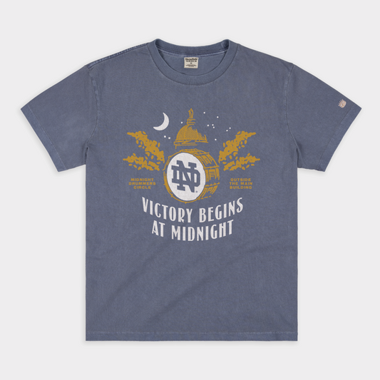 Notre Dame Midnight Drummer's Circle Vintage Heavyweight Tee Style001