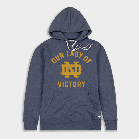 Vintage Notre Dame ‚ÄúOur Lady of Victory‚Äù Hoodie Style001