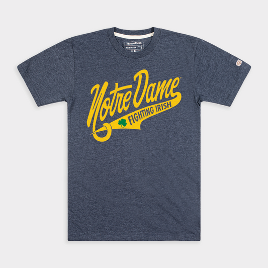 Vintage Notre Dame Script Tee Style001