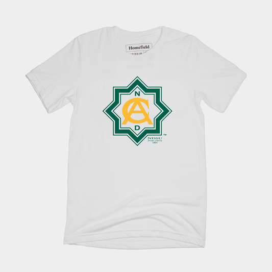 Vintage North Dakota Agricultural College T-Shirt Style001