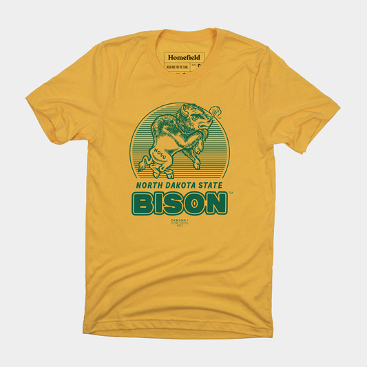 Vintage North Dakota State Bison Tee Style001
