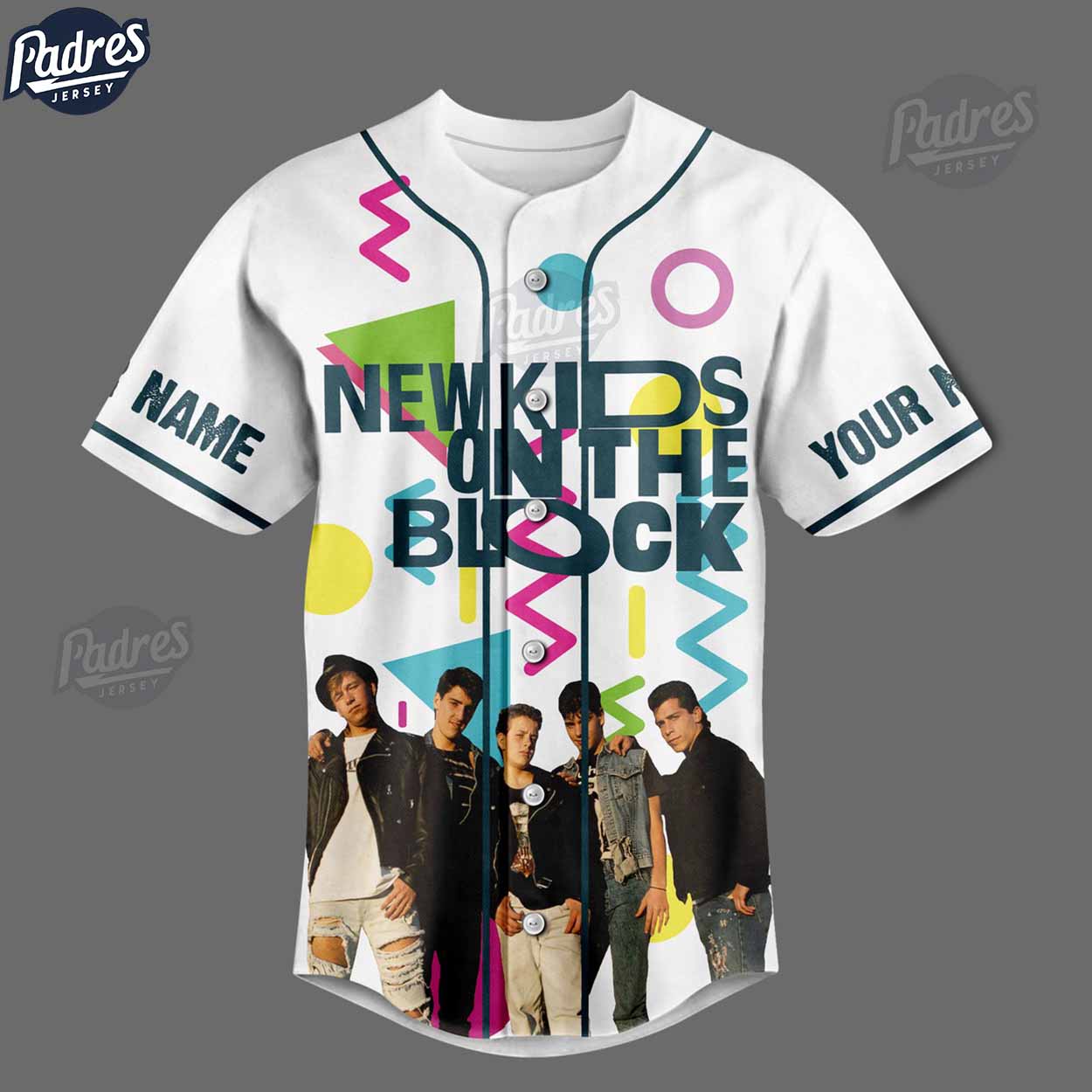 NKOTB Girl I'm Not Old I'm Vintage Custom Baseball Jersey - Padres Jersey Oasis: Elevate Your Baseball Style Game
