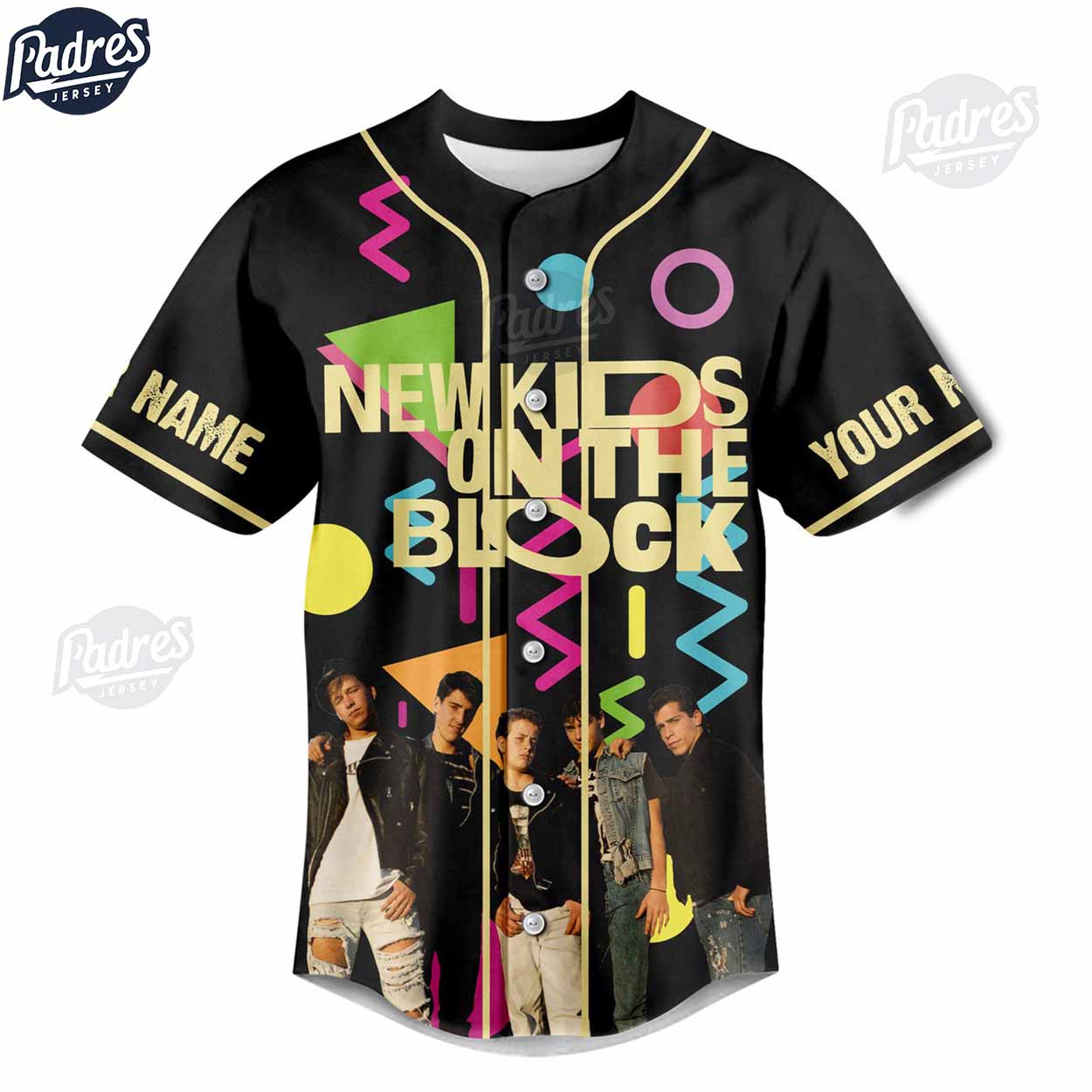 NKOTB Girl I'm Not Old I'm Vintage Custom Black Baseball Jersey - Padres Jersey Oasis: Elevate Your Baseball Style Game