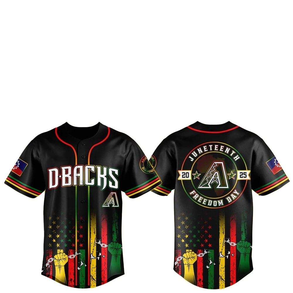 Arizona Diamondbacks Juneteenth Day 2025 Baseball Jersey Hat - Grishko.com