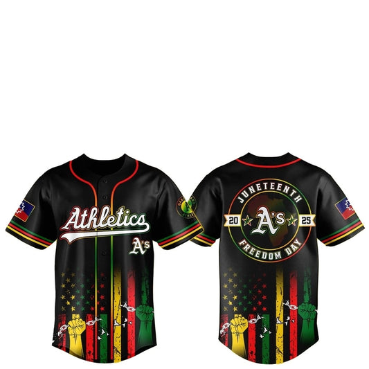 Athletics Juneteenth Day 2025 Baseball Jersey Hat - Grishko.com