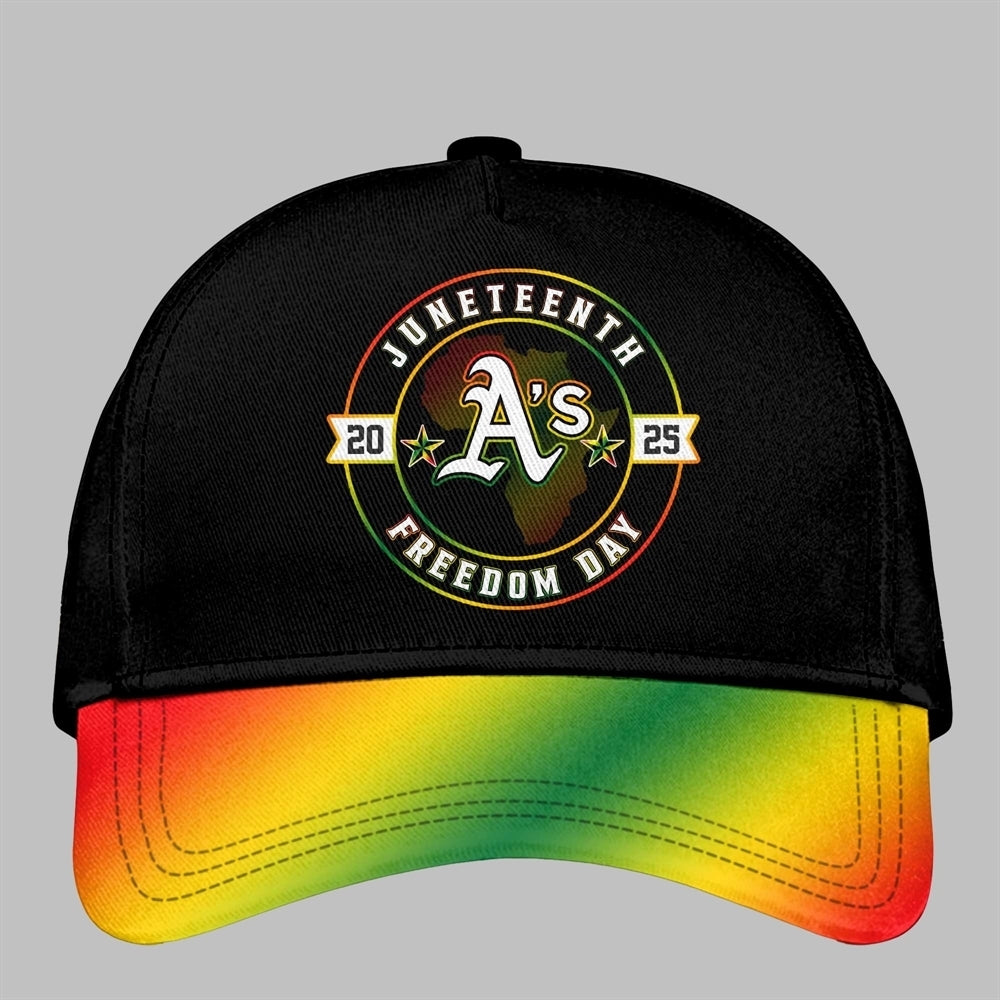 Athletics Juneteenth Day 2025 Baseball Jersey Hat - Grishko.com