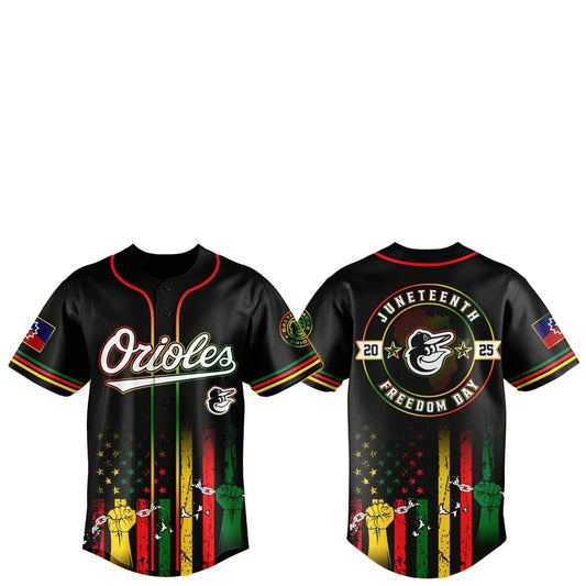Baltimore Orioles Juneteenth Day 2025 Baseball Jersey Hat - Grishko.com