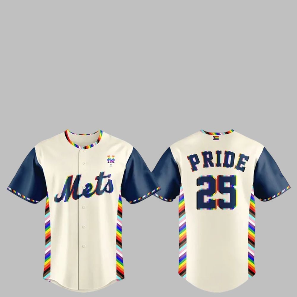 NY Mets Happy Pride Month 2025 Jersey - Grishko.com