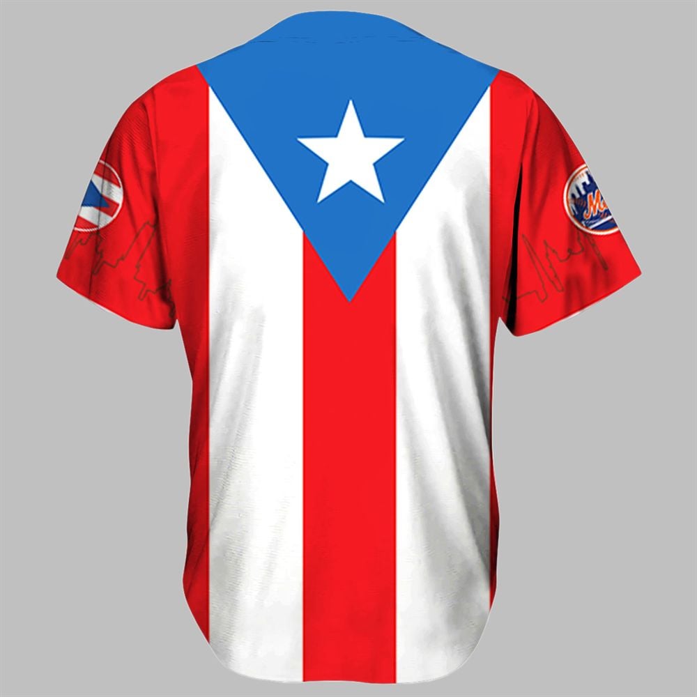 NY Mets Puerto Rican Heritage 2025 Baseball Jersey - Grishko.com