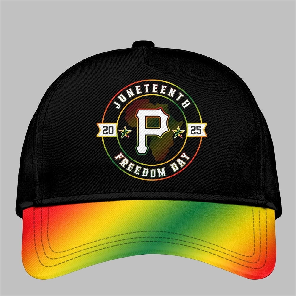 Pittsburgh Pirates Juneteenth Day 2025 Baseball Jersey Hat - Grishko.com