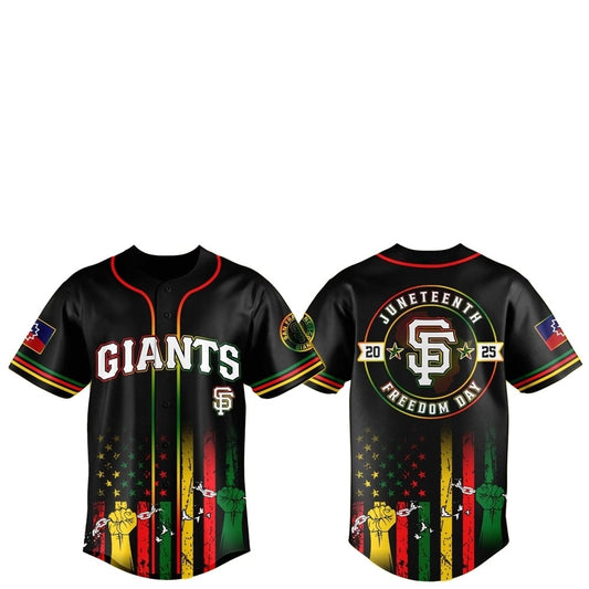 SF Giants Juneteenth Day 2025 Baseball Jersey Hat - Grishko.com