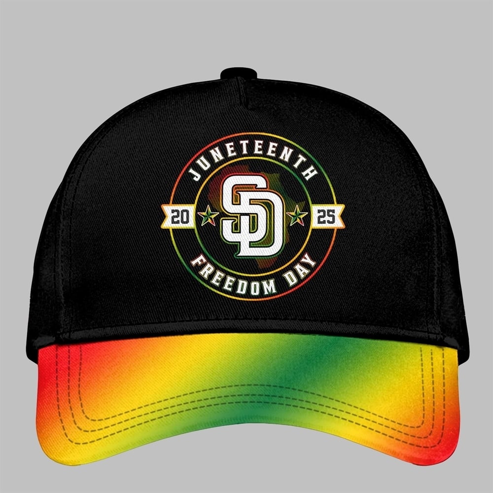 San Diego Padres Juneteenth Day 2025 Baseball Jersey Hat - Grishko.com