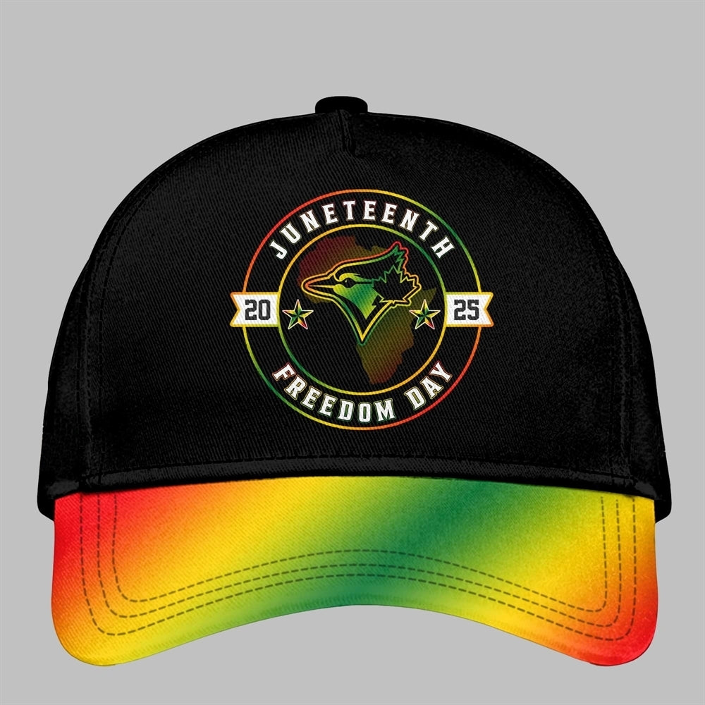 Toronto Blue Jays Juneteenth Day 2025 Baseball Jersey Hat - Grishko.com