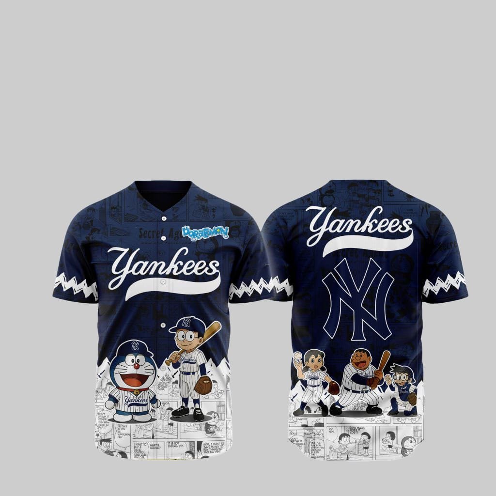 NY Yankees Doraemon Jersey 2025 - Grishko.com