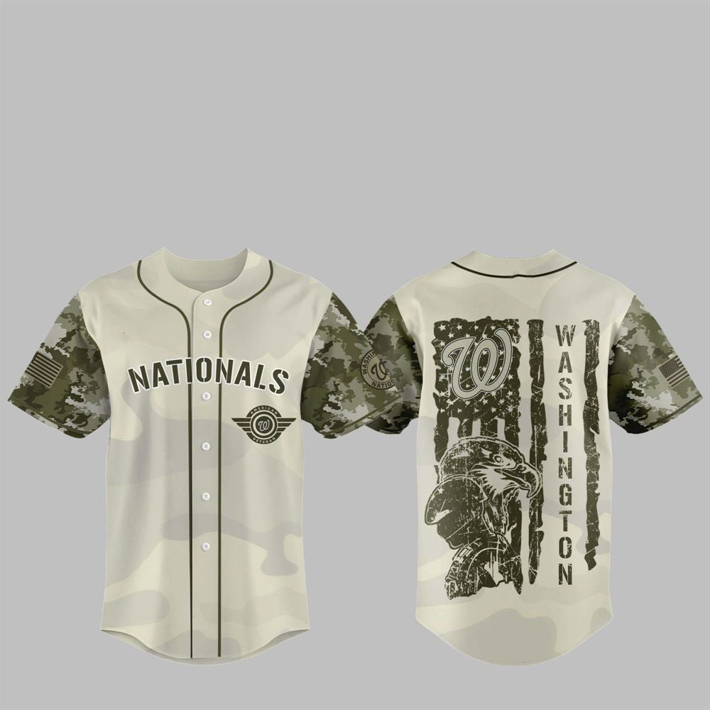 Nationals 2025 Armed Forces Day Night Jersey - Grishko.com