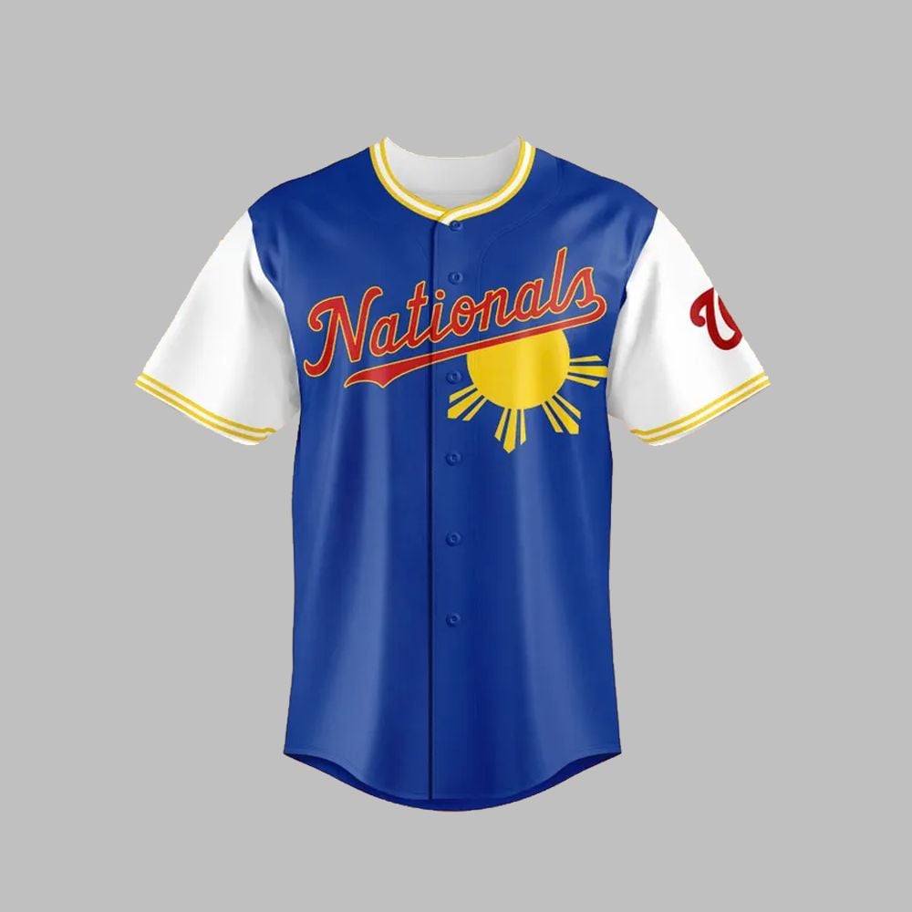 Nationals 2025 Filipino Heritage Night Jersey - Grishko.com
