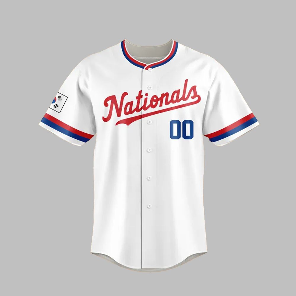 Nationals 2025 Korean Heritage Night Jersey - Grishko.com