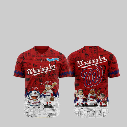 Nationals Doraemon Jersey 2025 - Grishko.com