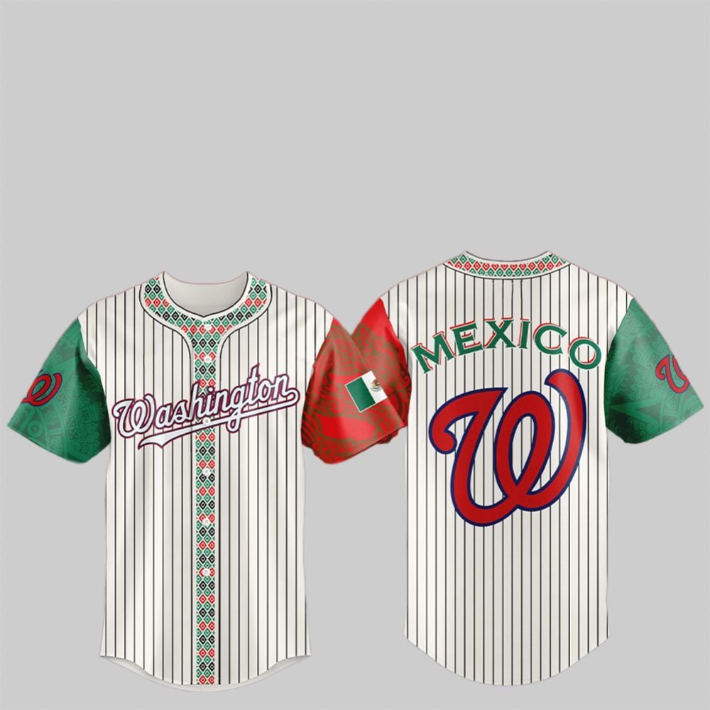 Nationals Mexican Heritage Night 2025 Jersey - Grishko.com