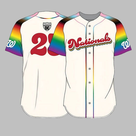 Nationals Night Out LGBTQ Jersey Giveaway 2025 - Grishko.com