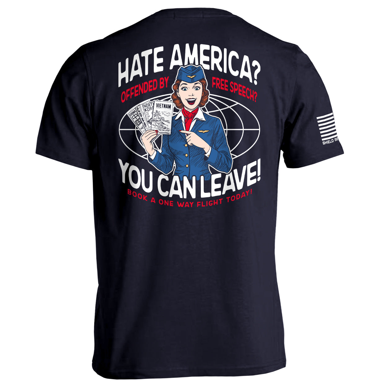 Hate America Offended By Free Speech You can Leave