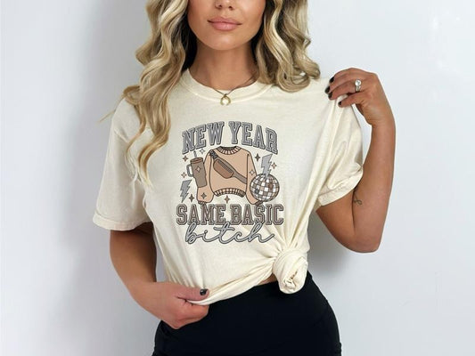 New Year, Same Basic Sweatshirt & Women's Top