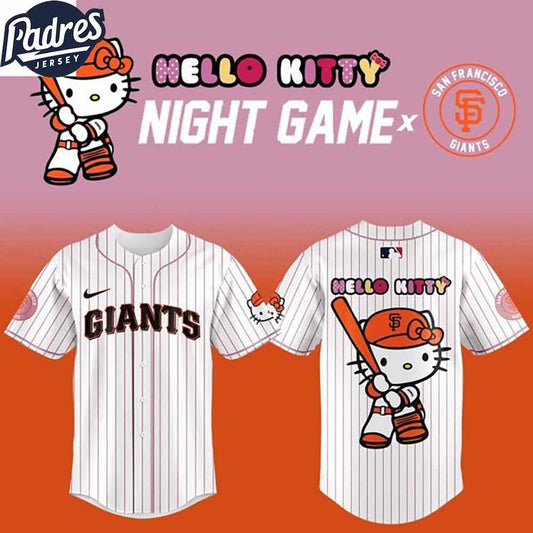 New York Giants x Hello Kitty Night Game 2025 Baseball Jersey Style - Padres Jersey Oasis: Elevate Your Baseball Style Game