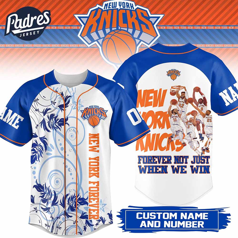 New York Knicks NBA Baseball Jersey Outfit 2025 - Padres Jersey Oasis: Elevate Your Baseball Style Game