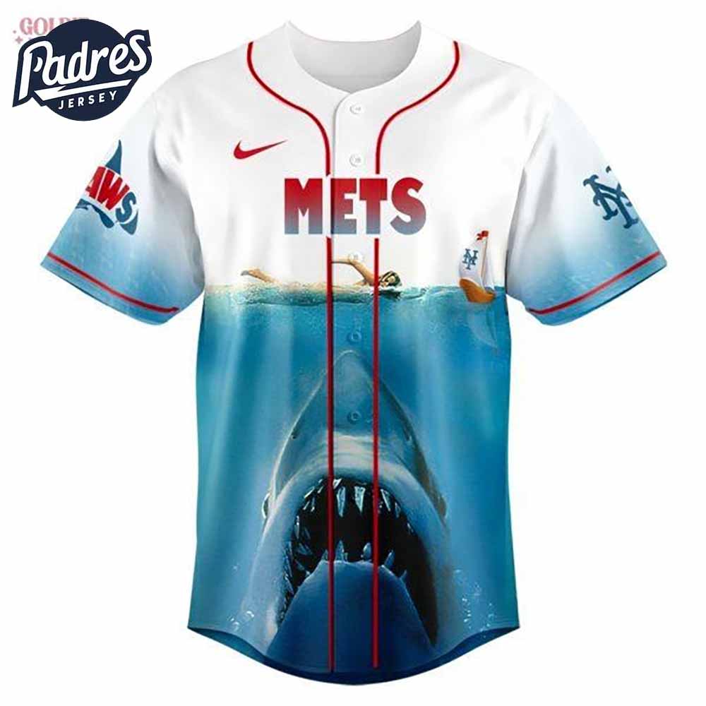 New York Mets x Jaws 2025 Baseball Jersey - Padres Jersey Oasis: Elevate Your Baseball Style Game