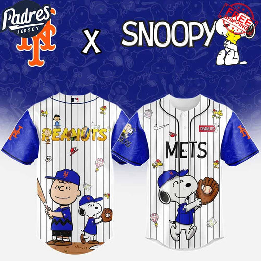 New York Mets x Peanuts Night 2025 Limited Edition Baseball Jersey - Padres Jersey Oasis: Elevate Your Baseball Style Game