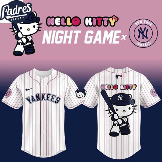 New York Yankees x Hello Kitty Night Game 2025 Baseball Jersey Outfit - Padres Jersey Oasis: Elevate Your Baseball Style Game