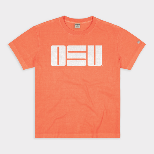 Oklahoma State OSU Retro Wordmark Vintage Heavyweight Tee Style001