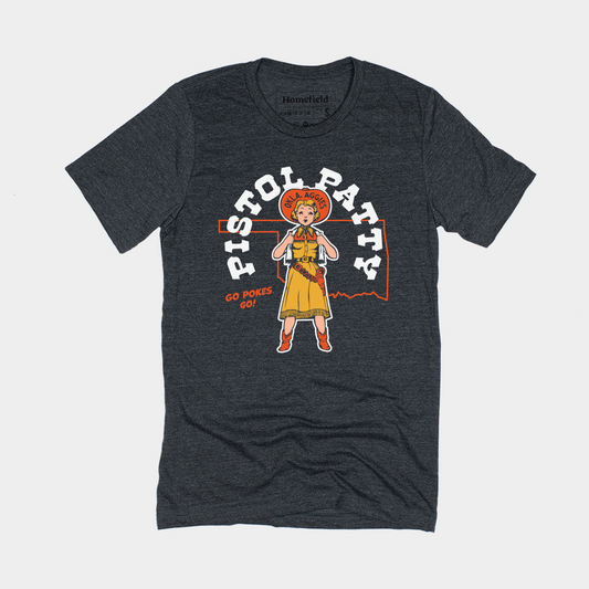 Oklahoma State Vintage Pistol Patty Tee Style001