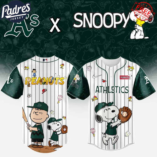Oakland Athletics x Peanuts Night 2025 Limited Edition Baseball Jersey - Padres Jersey Oasis: Elevate Your Baseball Style Game